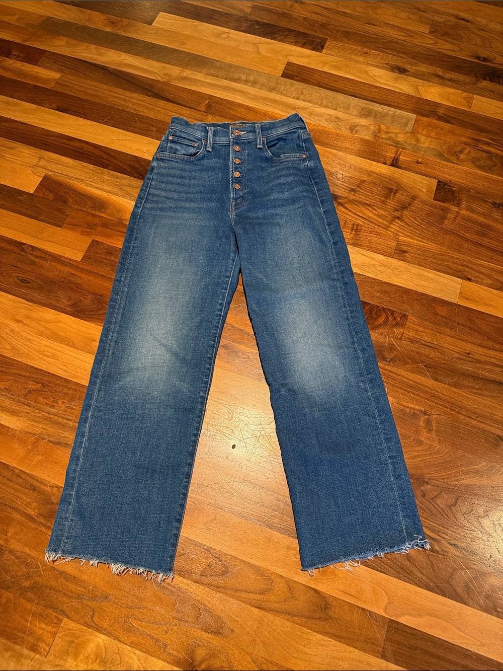 Mother Jeans The Pixie Rambler Ankle High Rise Womens Size 26 Briefly Gorgeous